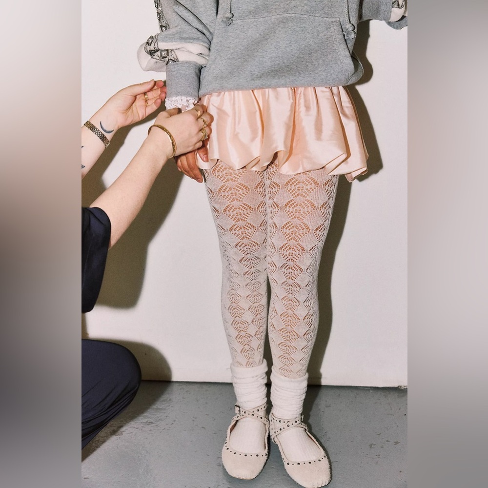 💰FREE WITH $120 PURCHASE! Free People Pointelle Whisper Tights